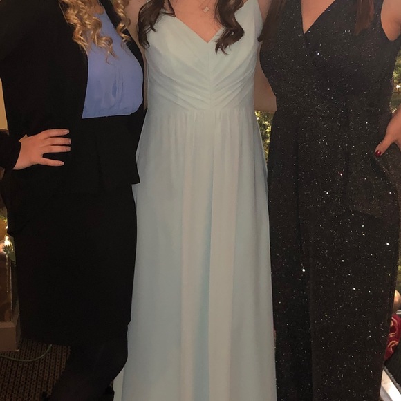 Levkoff prom/bridesmaids mint green dress - Picture 2 of 10